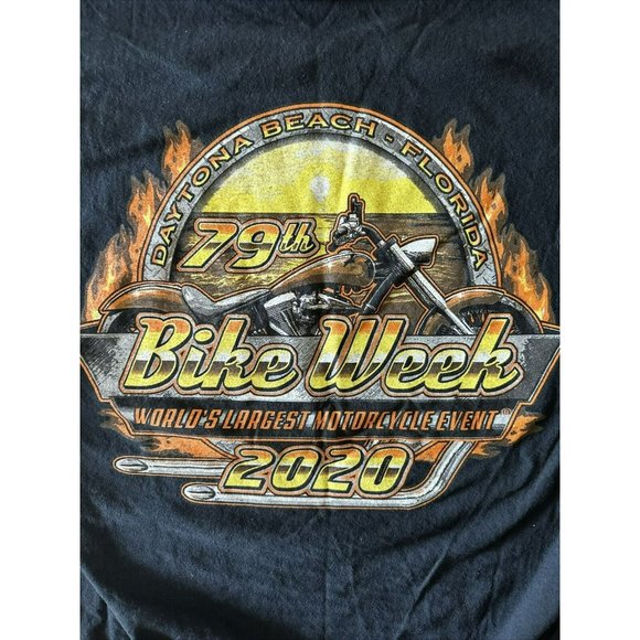 2020 Daytona Beach Bike Week T Shirt Size XL - Picture 2 of 2